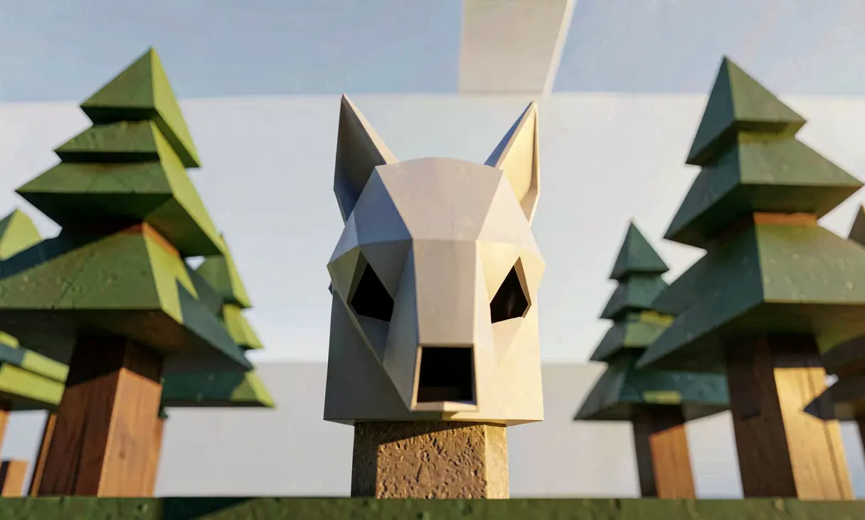 Roblox Wolf Head